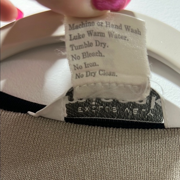 Misook Elegant Black and Cream Sleeveless Dress size M - Picture 6 of 6